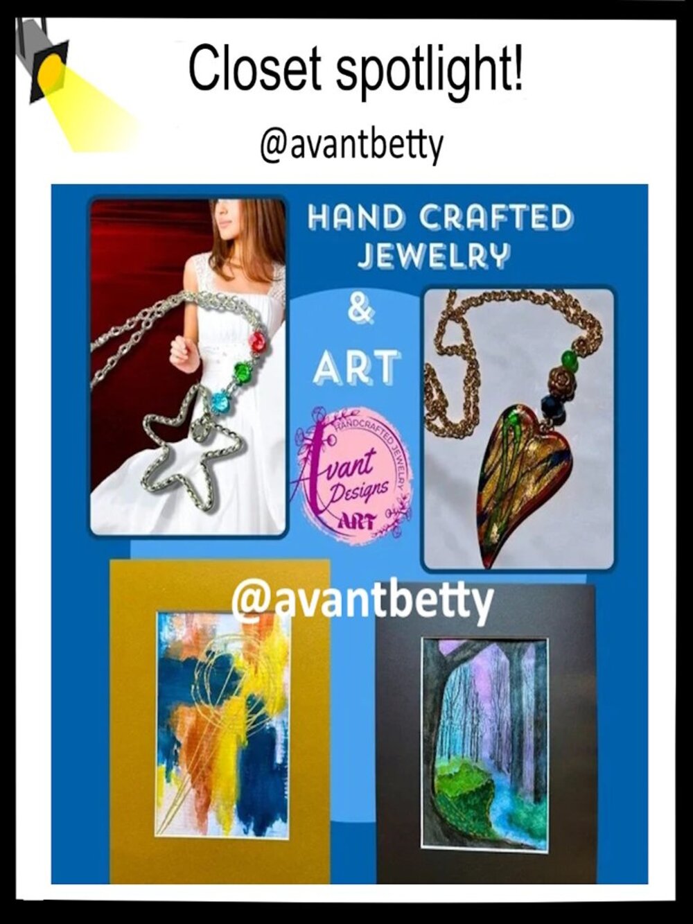 Check out @avantbetty for Hand Crafted Jewerly Tie Dye and Digital Prints